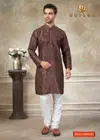 Outluk Vol 140 Mens Silk Digital Printed Kurta And Pajama Collection Wholesale Manufacturer